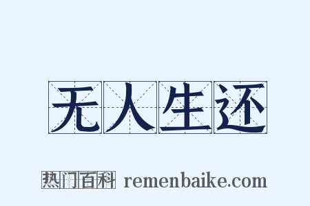 无人生还是什么意思的图片